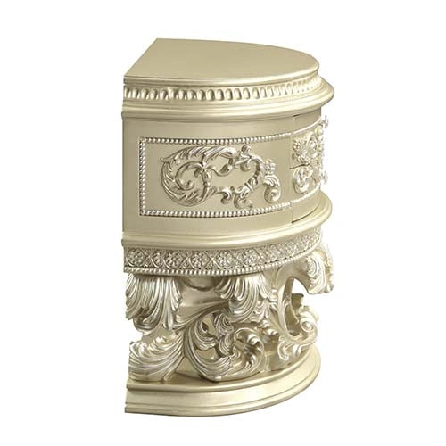 Wooden Hand Curved Royal Night Stand  | Wooden City Crafts