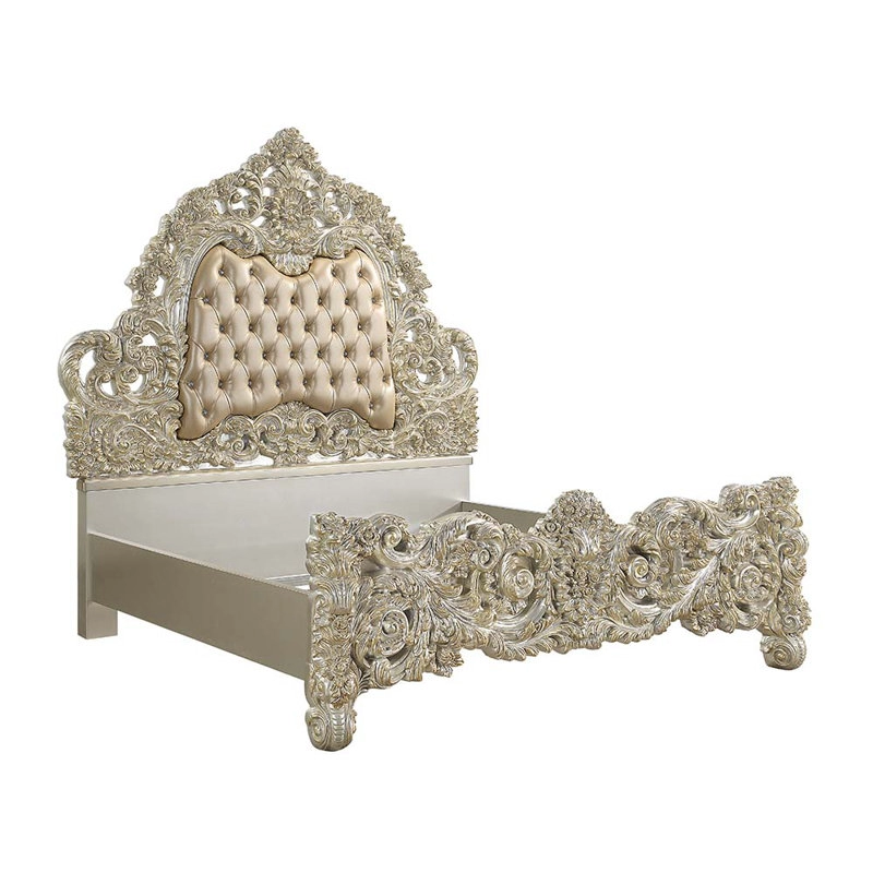 Panaji Style Antique Luxury Carving Bed | Antique Luxury Furniture