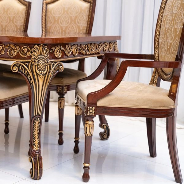 Royal Designed Antique Wooden Dining Set | Wooden City Crafts