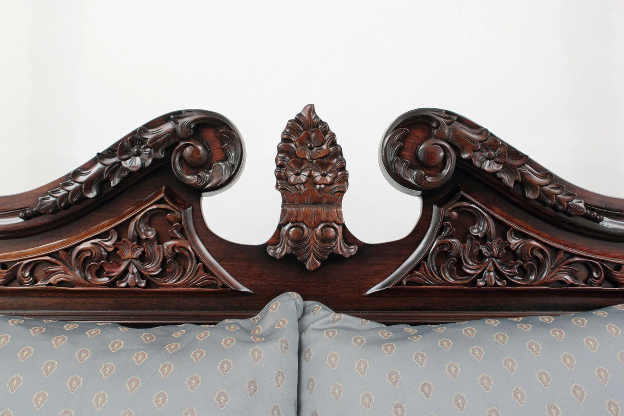 European Style Wooden Carved Four Poster Bed | Wooden City Crafts