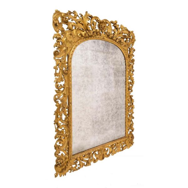 Wooden Deep Carved Rectangle Mirror Frame | Wooden City Crafts