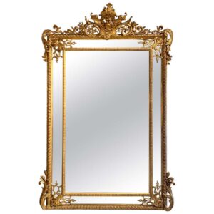 Legend Deep Carving Teak Wood Mirror Frame | Wooden City Crafts