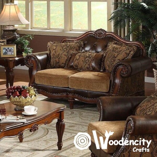 Wooden Classic Hand Carved Sofa Set | Wooden City Crafts