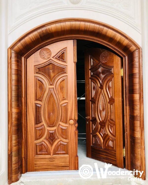 Luxury Wooden Hand Carving Door | Wooden City Crafts