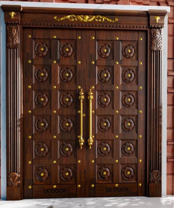 Luxury Wooden Hand Carving Door | Wooden City Crafts