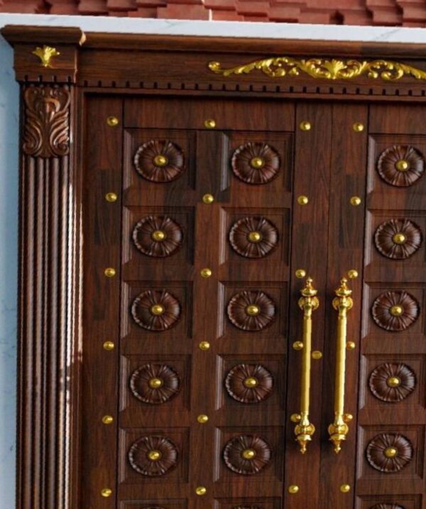 Luxury Wooden Hand Carving Door | Wooden City Crafts