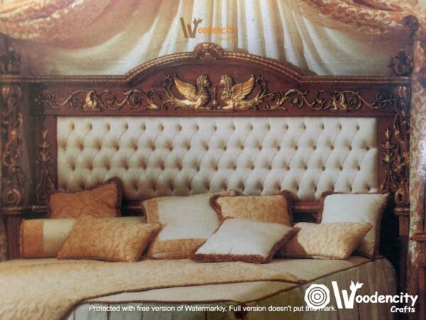 Luxury Wooden Hand Carving Bed | Wooden City Crafts