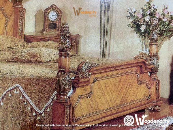 Classic Wooden Carved Bedroom Set | Wooden City Crafts