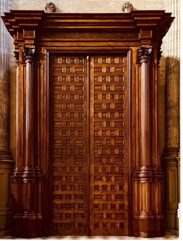 Classic Wooden Saharanpur Carving Door | Wooden City Crafts