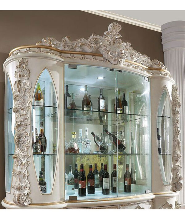 Royal Design Wooden Carving Wine Cabinet | Wooden City Crafts