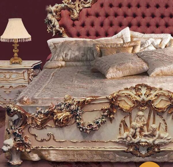 Wooden Royal Saharanpur Carving Maharaja Bed | Wooden City Crafts