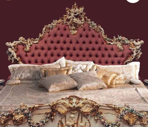 Wooden Royal Saharanpur Carving Maharaja Bed | Wooden City Crafts