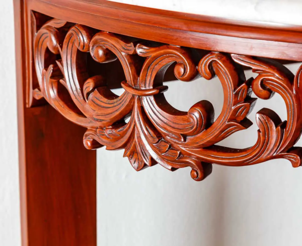 Wooden Classic Carved Console Table | Wooden City Crafts