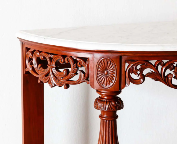 Wooden Classic Carved Console Table | Wooden City Crafts