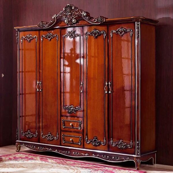 Wooden Carved Wardrobe Chandigarh Style | Wooden City Crafts