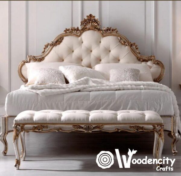 Wooden City Crafts Hand Carved Bed | Wooden City Crafts