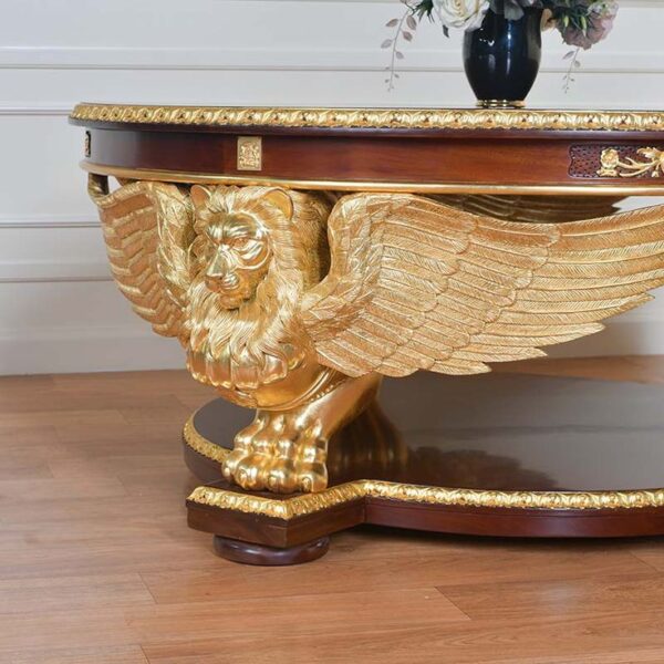 Wooden Royal Design Hand Carved Table | Wooden City Crafts