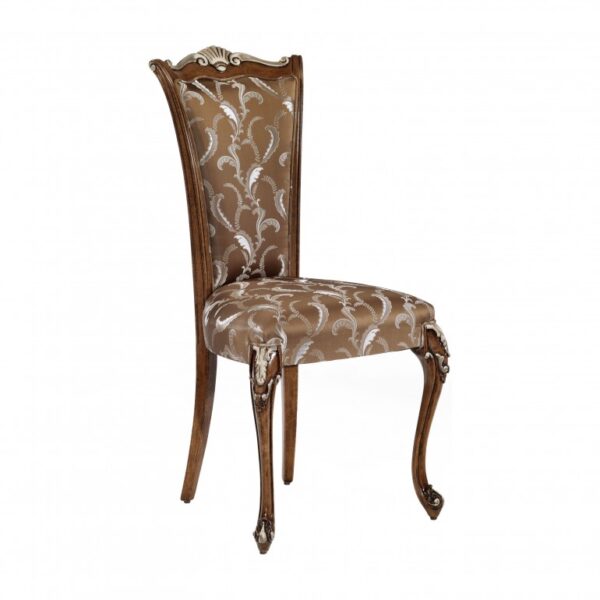 Classic High Back Carved Dining Chair | Wooden City Crafts