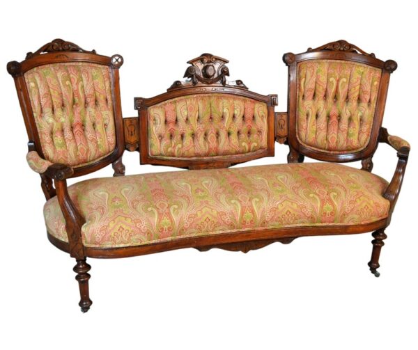 Victorian Antique Designed Carved Sofa | Wooden City Crafts