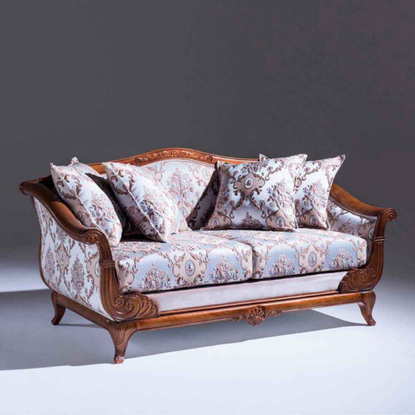 Standard Designed Carving 2 Seater Sofa | Wooden City Crafts