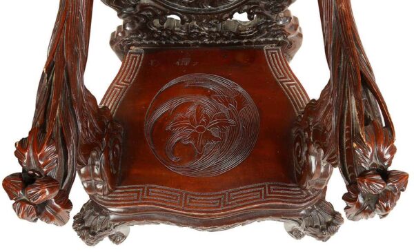 Antique Lucknow Style Carved Chair l Wooden City Crafts