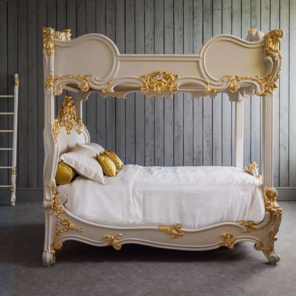 Luxury European Style Four Poster Bed | Wooden City Crafts