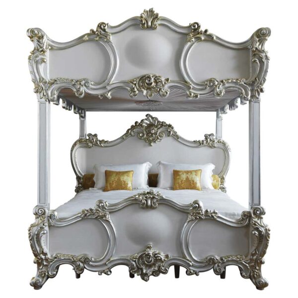 Luxury European Style Four Poster Bed | Wooden City Crafts