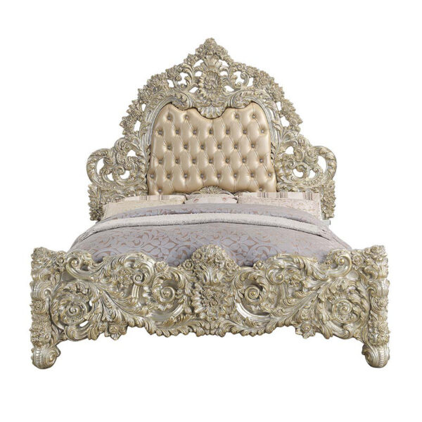 Panaji Style Antique Luxury Carving Bed | Antique Luxury Furniture