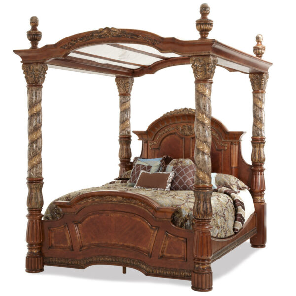 Elizabeth 1865 Carved Poster Bed | Wooden City Crafts