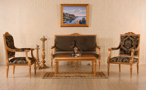 Wooden Hand Carved Classic Sofa Set | Wooden City Crafts