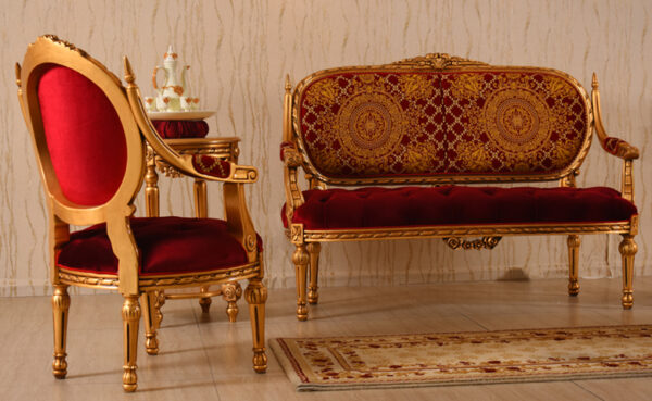 Vintage Style Hand Carving Sofa Set | Wooden City Crafts