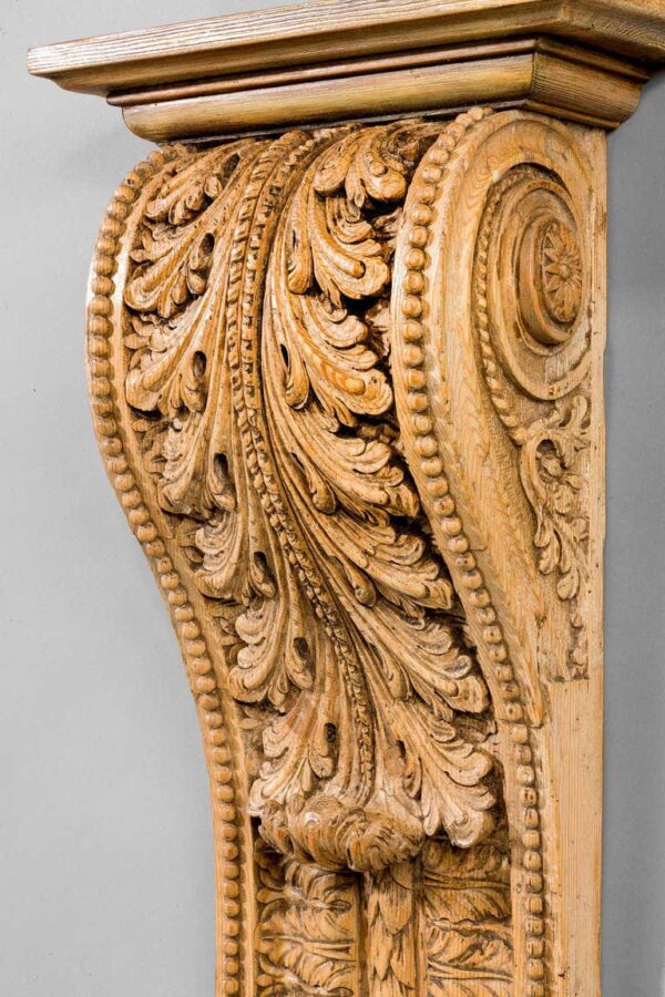 Wooden Carved Wall Bracket - Wooden City Crafts