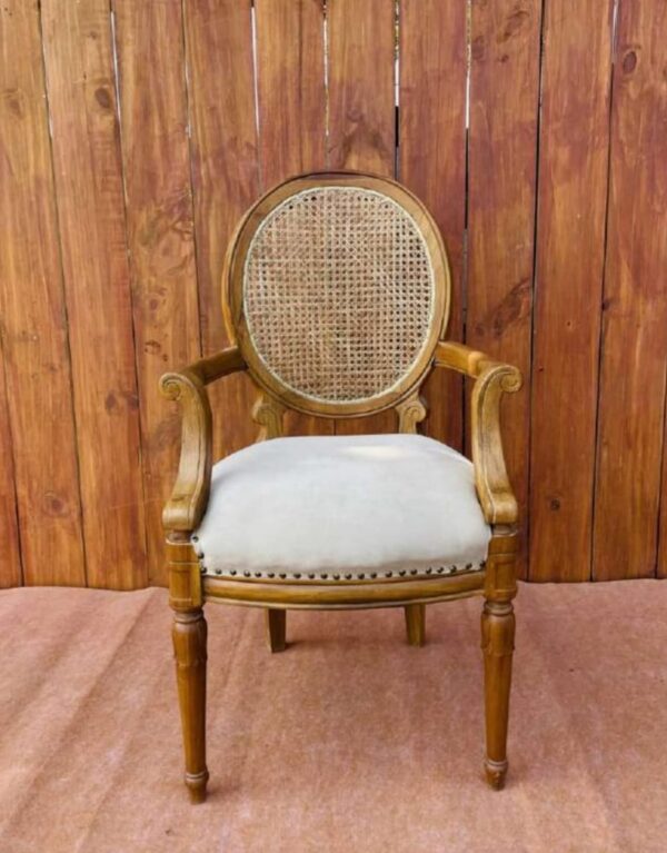 Mango Wood Cane Chair - Woodencity Crafts